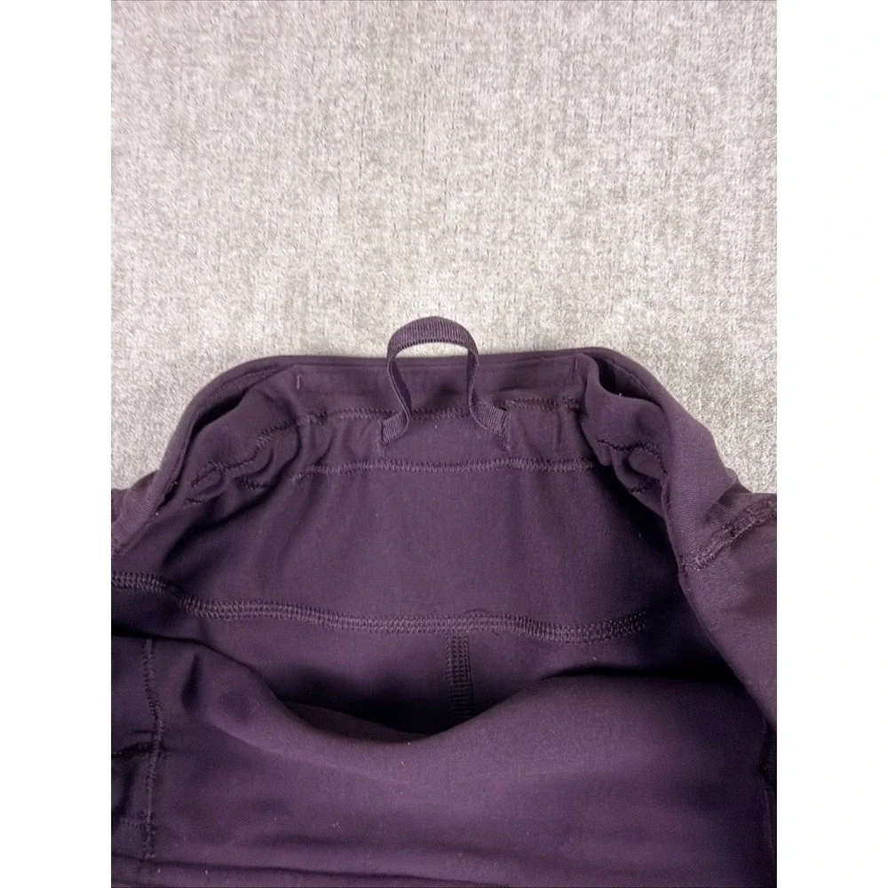 Lululemon Women's Leggings Size 4 Burgandy with Pockets High Rise Ankle - Picture 16 of 16